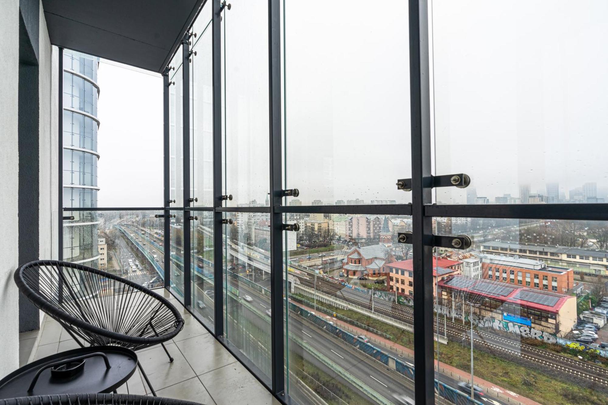 Warsaw Business Apartments - Air Conditioning, 10Th Floor, City View, Balcony - By Rentujemy المظهر الخارجي الصورة